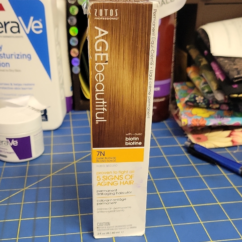 Zotos AGEbeautiful 7N Dark Blonde Hair Color 60ml New